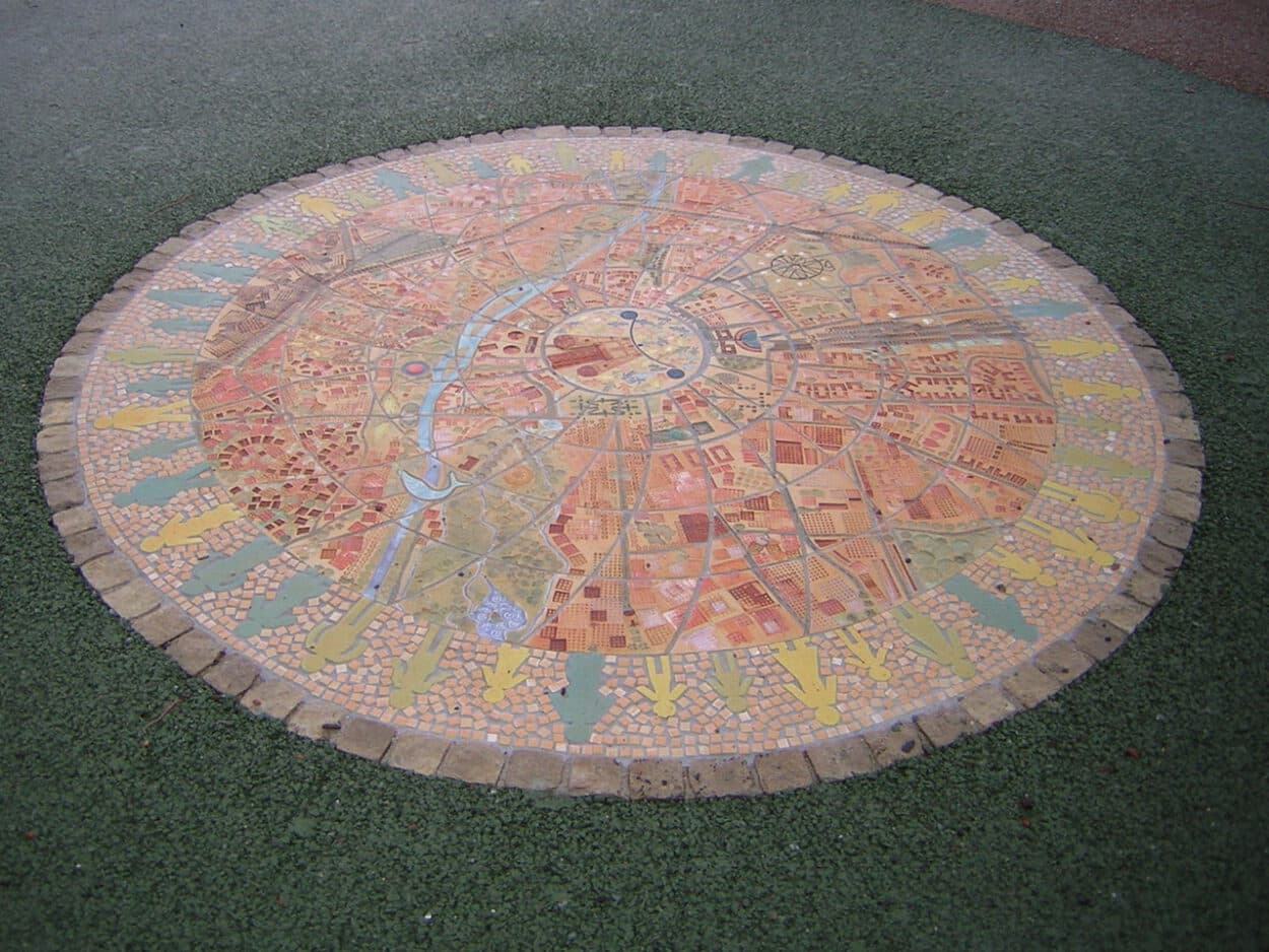 BUGA Bodenmosaik in München